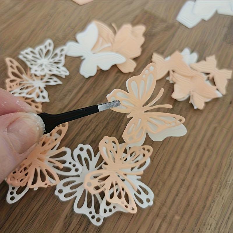2sets Butterflies Metal Cutting Dies Scrapbooking Stencil DIY Paper Card Decorative Embossing Die Cut Craft