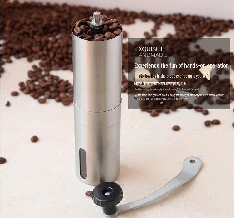 Compact Manual Coffee Bean Grinder for Home Use