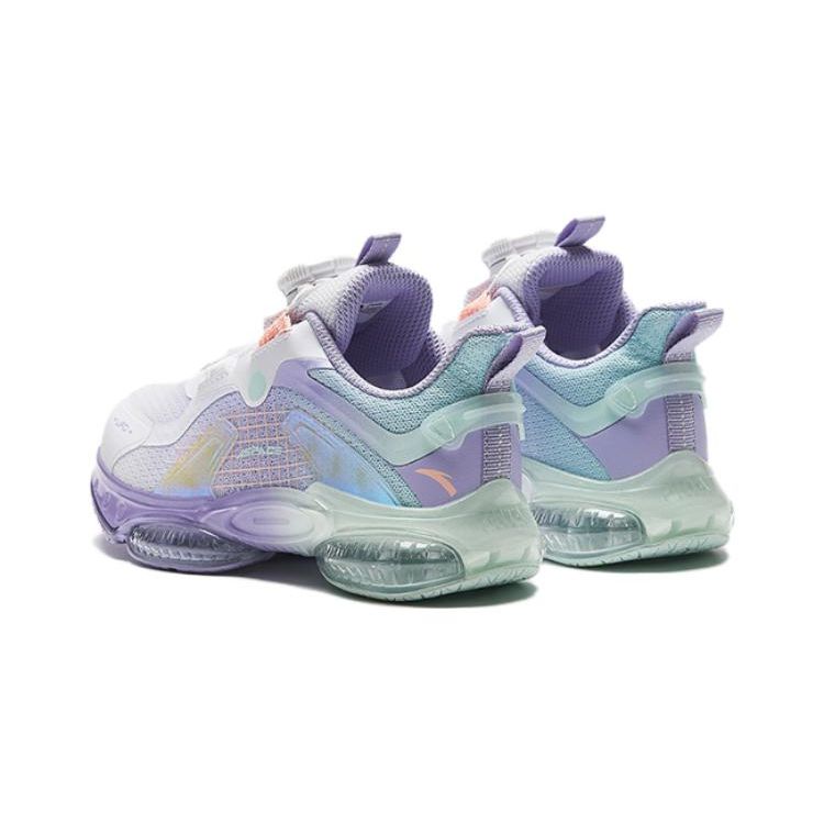 Anta Ufo 5.0 Durable Low-Top Kids Running Shoes Kids sneaker Purple Blue 322339901-1