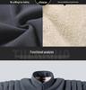 Plus Size Men's Lambskin Jacket and Sweater for Autumn/Winter 
