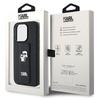 Karl Lagerfeld Klhcp13Lgsakcpk Iphone 13 Pro / 13 6.1 Czarny/Black Hardcase Gripstand Saffiano Karl&Choupette Pins