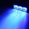 3 LED Amber Red Blue White Car Truck Emergency Strobe Light Engineering Rescue Vehicle Auto Caution Warning Flashing Lights
