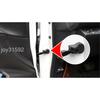 4PCS ABS Inner Door Check Arm Cover Trim Fit For Honda FIT JAZZ 2014-2018