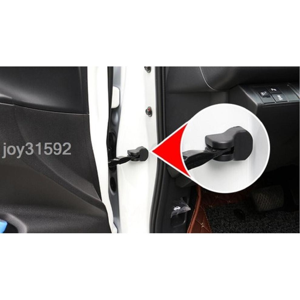 4PCS ABS Inner Door Check Arm Cover Trim Fit For Honda FIT JAZZ 2014-2018