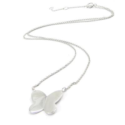 [I3649] - Gümüş Kelebek Kolye