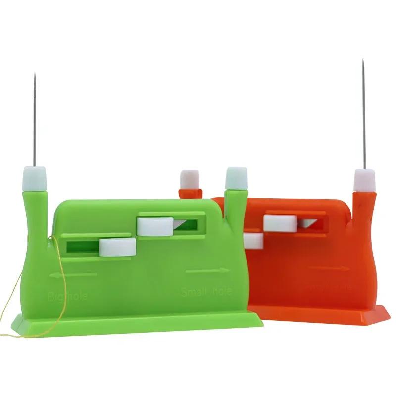 Automatic needle threader, hand tool, household manual machine, dual-head automatic sewing device for elderly.