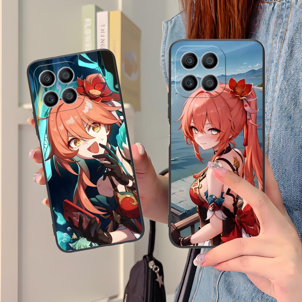 HSR Guinaifen Matte TPU Mobile Phone Case for Honor 90 80 70 60 50 30 20 10 9 8 7 Pro S SE Lite 5G Colorful Printing Cover