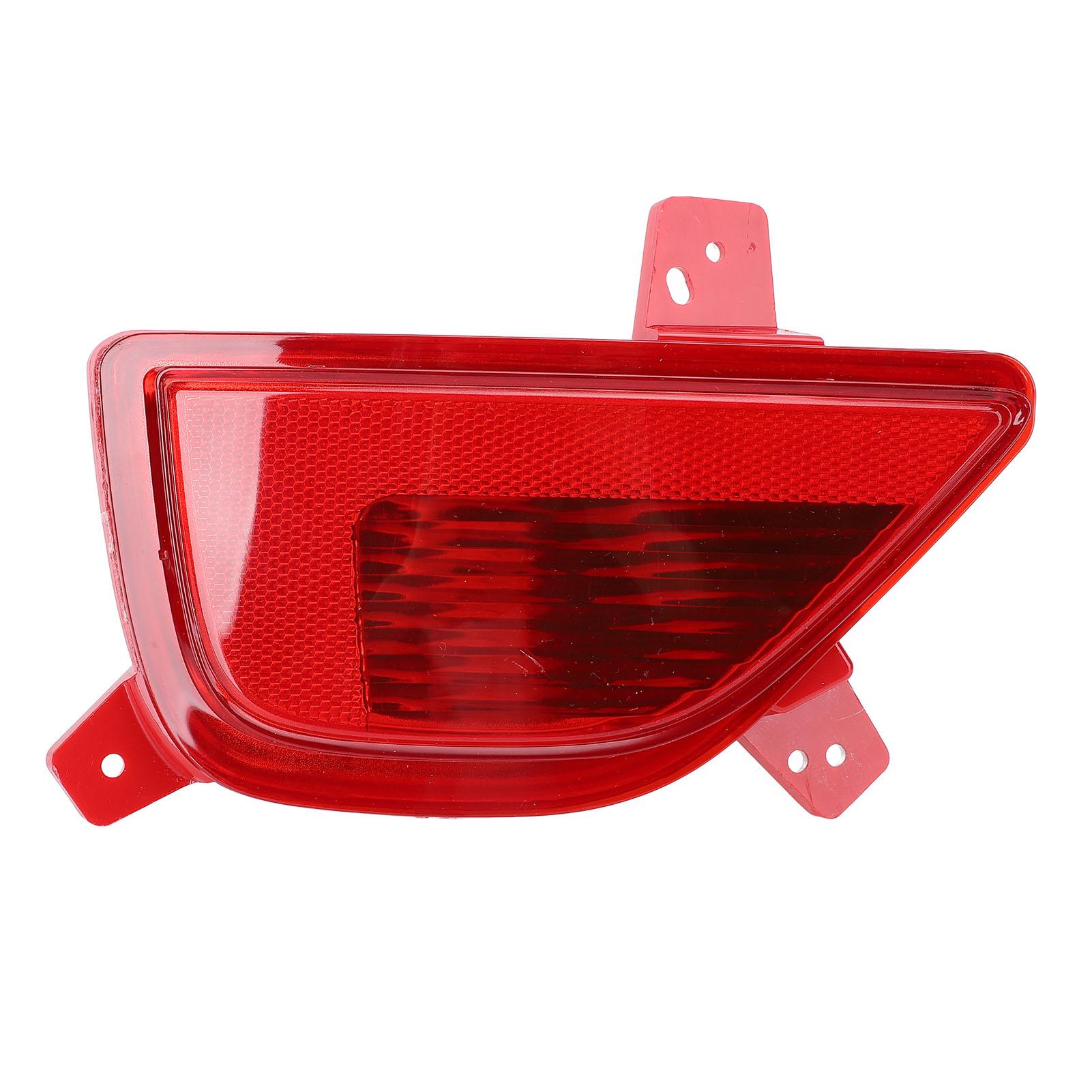 Rear Bumper Reflector Improve Driving Safety Waterproofing ABS Plastic Red Lens Bumper Reflector Cover left