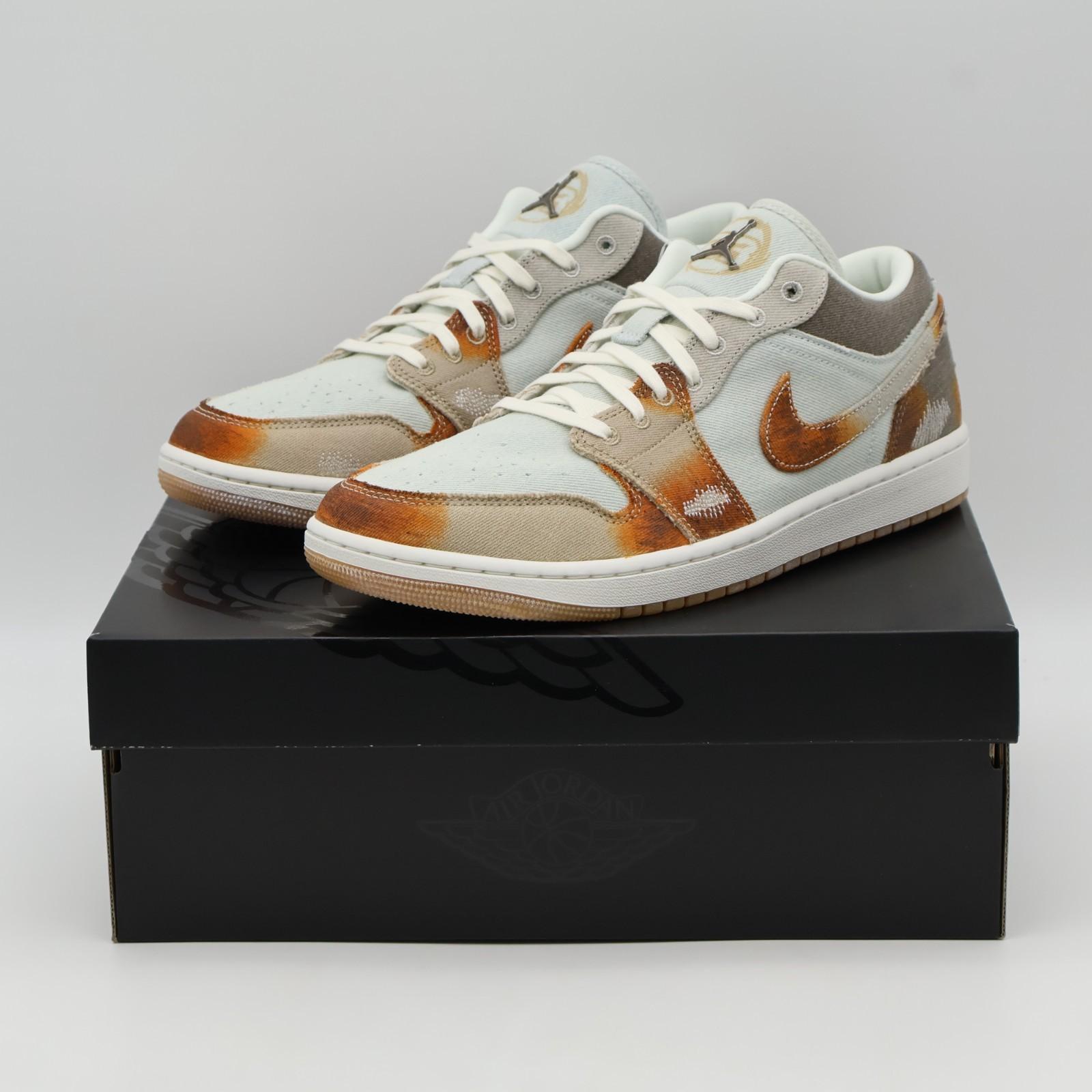 IM6664-991 Nike Air Jordan 1 Low SE Мультиколор Парусный Светлая Кость (Мужской) 7.5