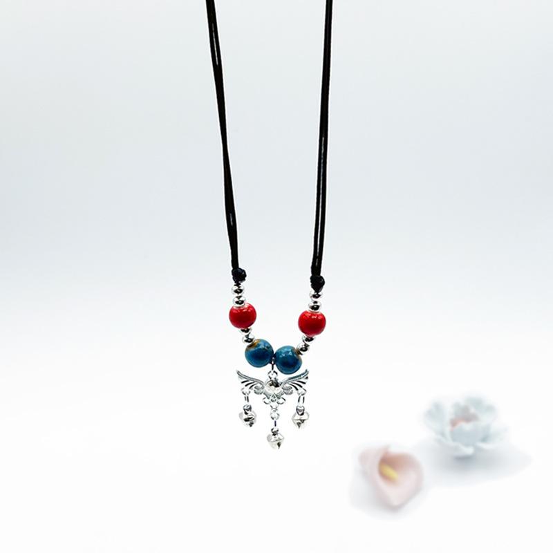 Accessories, Jewelry, Woven Beaded Sweater Chain, Ceramic Necklace, Female Niche Feeling Does Not Fade