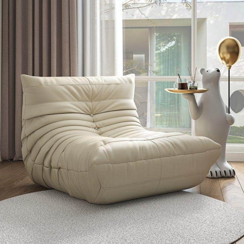 Caterpillar Bean Bag Sofa, Large Tatami Recliner for Balcony or Bedroom
