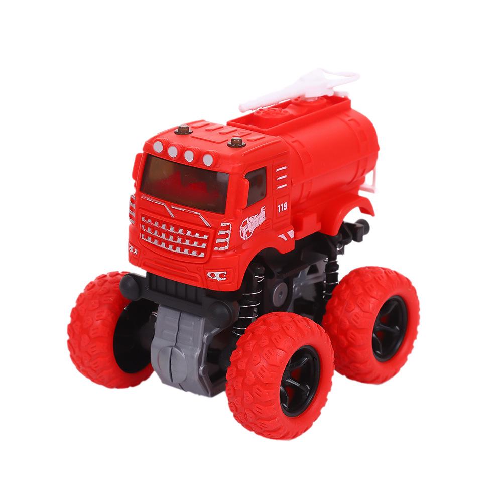 Douyin Kids' 4WD Double-Sided Graffiti Stunt Car - Off-Road, Inertia-Powered, Drop-Resistant, Ideal Gift for Boys