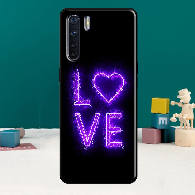 Purple aesthetic Phone Case For Oppo A78 A96 A58 A18 A38 A98 A17 A77 A80 A40 A60 A16 A76 A74 A94 A54 A15 A57S