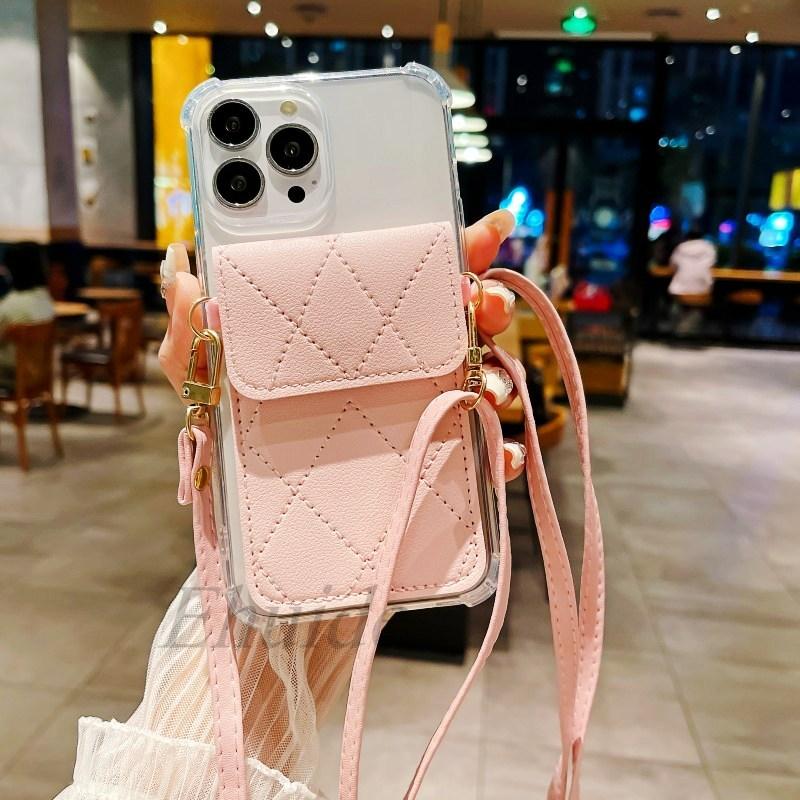 

Чехол-кошелек на ремешке для Xiaomi Redmi Note 15 Pro Plus 14 13 15C 14C A5 Mi 15T 14T Прозрачный ремешок-шнурок через плечо Кожаная сумка-чехол Redmi 15C 4G