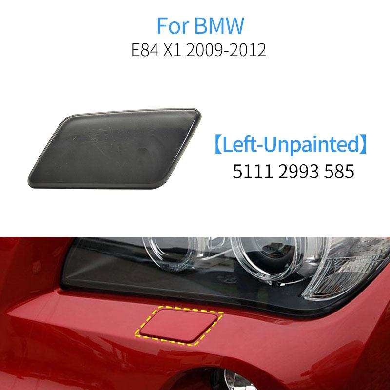 For BMW E84 Car Front Bumper Headlight Washer Spray Cover Cap Accessory Replacemente For BMW X1 2008-2012 51112993586