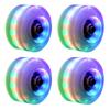 4Pcs Luminous Roller Skating Wheels Flashing Double Row Bearing Skates Accessory