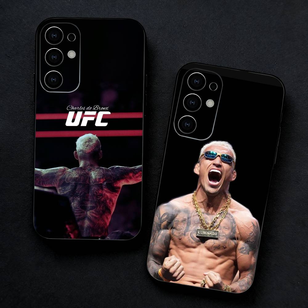 Charles Oliveira Handyhülle Für Samsung S25,S24,S21,S22,S23,S30,Ultra,S20,Plus,Fe,Note,5G Schwarze Hülle