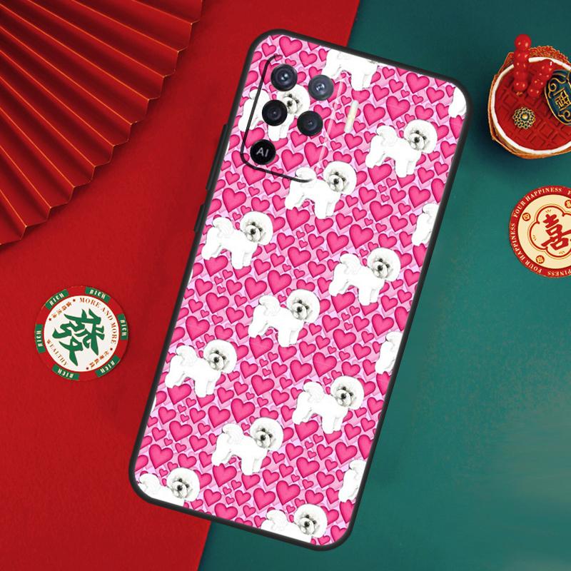 Bichon Frise Dog Puppy Case For Oppo A78 A98 A58 A38 A18 A54 A74 A94 A80 A60 A40 A96 A76 A16 A15 A17 A57 A5 A6 Pro