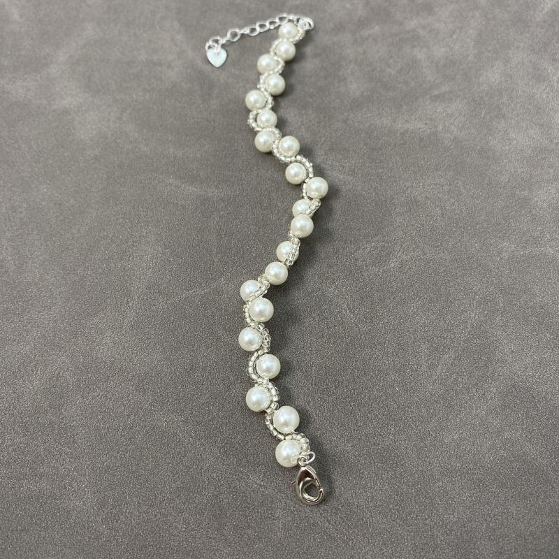 Meier Large and Small Pearl Necklace Easiest for Matchelegant Palace Style Clavicle Chain Necklace