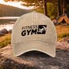 pc Casual AllMatch Gym Dumbbell Print Washed Baseball Cap Suitable for Golf Casual Wear And Outdoor Activities Unisex Golf
