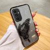 Applicable To Samsung A17 Mobile Phone Case S23 Electroplating Glitter M15 Diamond Quicksand A73 Butterfly A22S Protective Case