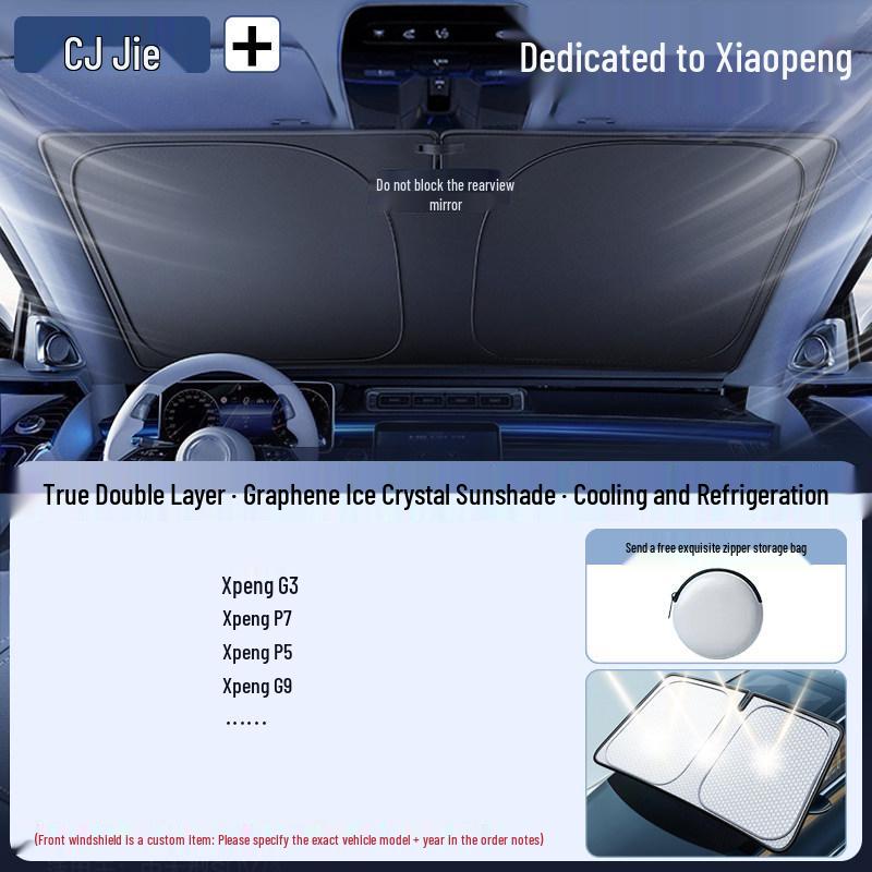 Car Windshield Sunshade Umbrella - Heat and Sun Blocker Visor Cover