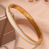 Hot-selling titanium steel bracelet, girls' high-end sense of fashion, popular light luxury in Europe and the United States, Gypsy star love diamond 