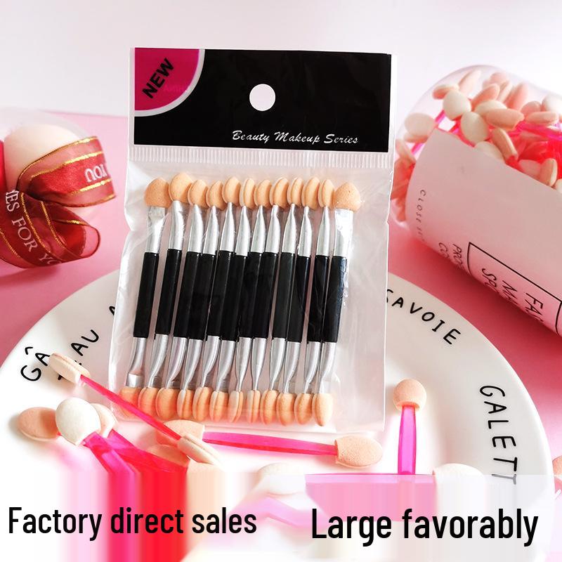 20/50 шт. Двусторонние латексные кисти-спонжи для теней и контуринга