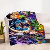 1PC Dragon Ball Heroes Outdoor Flannel Throw Blanket - HD Printed Lightweight Soft Warm All-Season Blanket for Sofa, Bed, Travel, Camping 092