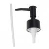 ABS Plastic Pump Head Tube Black Head Shower Silver