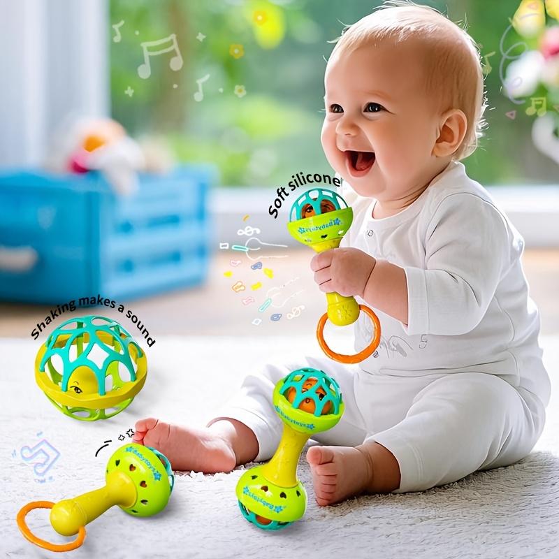 Childlike Hand Cranked Bell, Suitable for 0-3 Year Old Babies, Soothing and Hearing Development Toys, Newborns, Thanksgiving Holiday Gifts