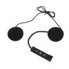 Motorradhelm Bluetooth5.0 Headset HD Anrufe Geräuschreduzierung 3 Tasten Wiederaufladbarer Helm