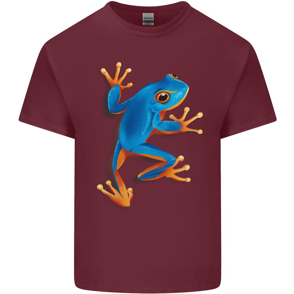 A Cool Frog Climbing Up Unisexs Light Cotton Tshirt