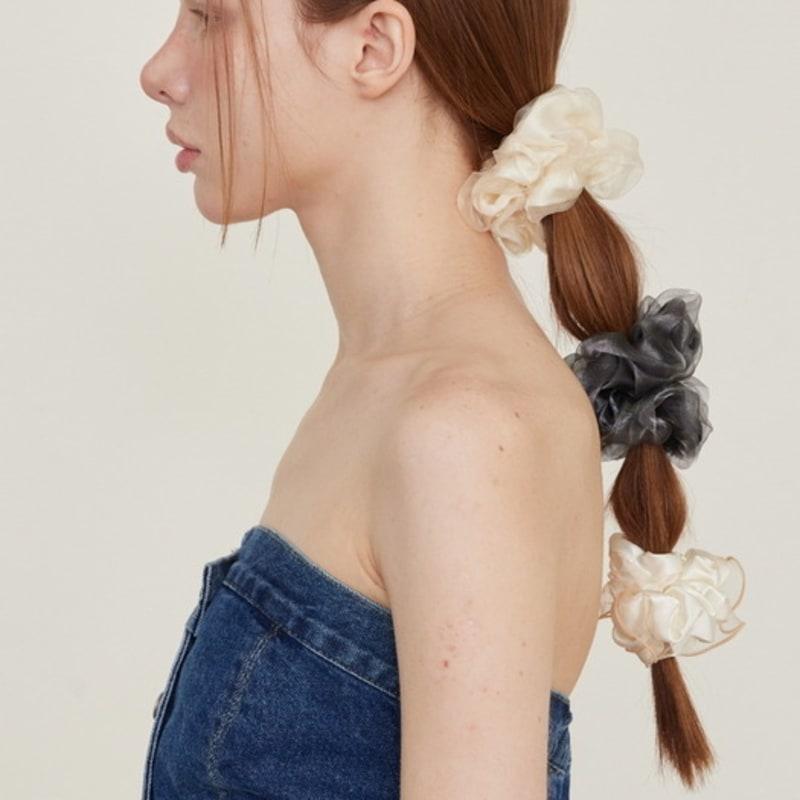 LESEIZIEME Mode Hair Scrunchie 2color