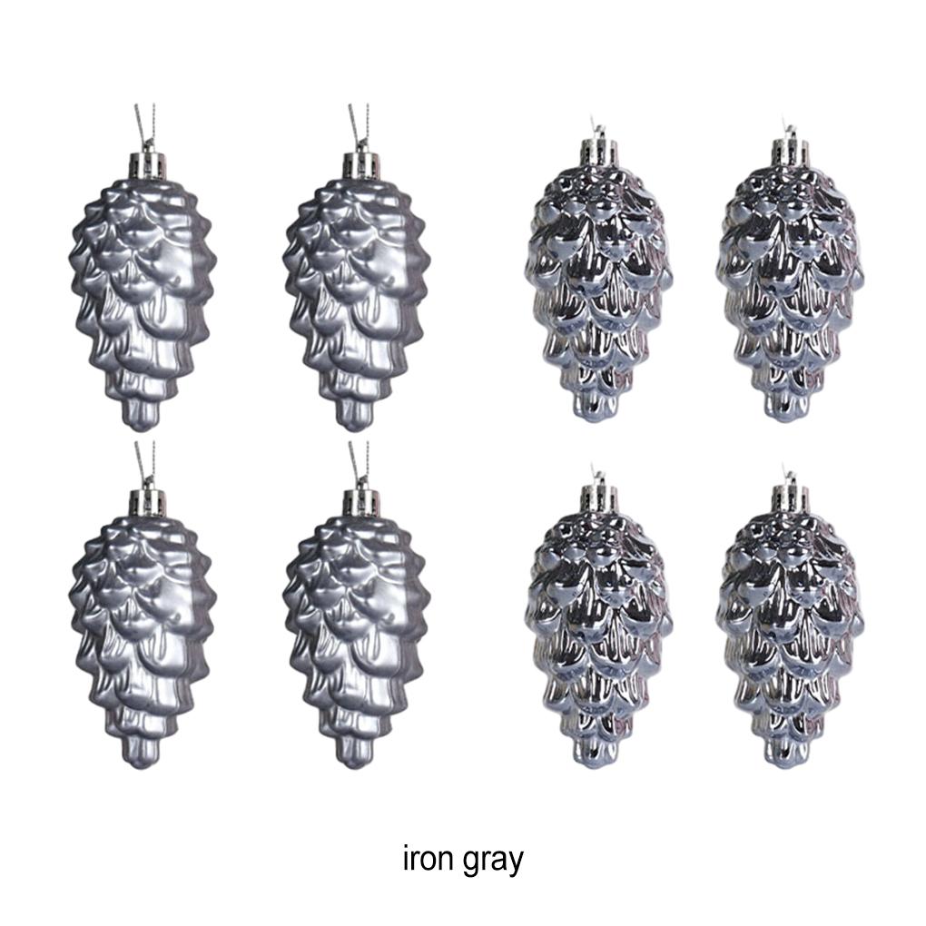8piece Christmas Decorations Durable Plastic Tree Decorations For Festive Atmosphere 8Pcs In 1 Pack