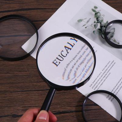 1 Piece Reading Glass Lens Magnifier 40/50/60/75/90/100Mm Hand Held 5X Magnifying Loupe