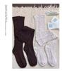 Women's Retro Ballet Wool Socks - Autumn & Winter, Long Calf-Length, Hollow Out, Korean Style Leg Warmers