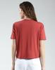 MONTE CARLO Women's Regular Fit Printed Half Sleeve Round Neck Top