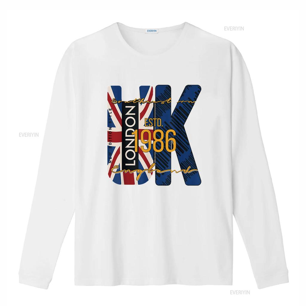 Großbritannien UK London Vereinigtes Königreich T-Shirt Schwarz X-Large Vintage Gewaschen Leicht Herren Oberteil Für Den Alltag Unisex