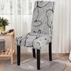 Elastic Seat Cover Washable Chair Protecter Home Decoration Chair Slipcover  Living Room