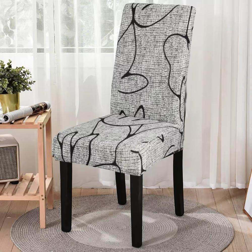 Elastic Seat Cover Washable Chair Protecter Home Decoration Chair Slipcover  Living Room
