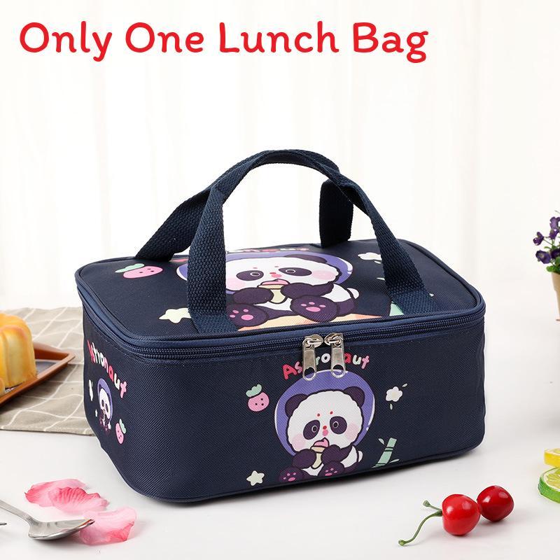 Space Bear Bento Cooler With Reusable Material For School And Travel
