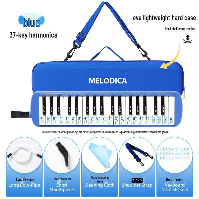 37-Key Melodica Soft Canvas Case for Children’s Classroom and Performance
