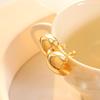 Gold-Plated Retro Half-Round Hollow Ear Studs - European & American Simple Summer Fashion Accessories