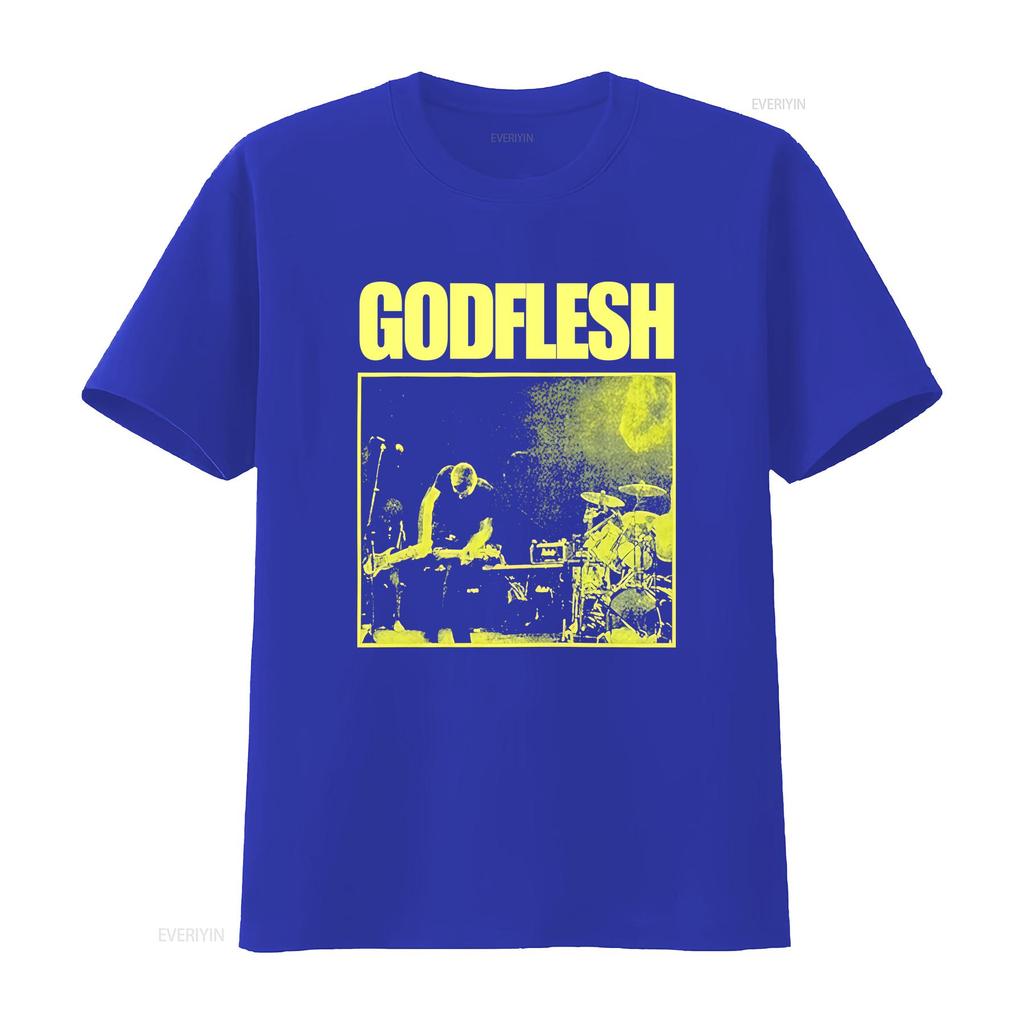 Godflesh Slateunisex Industrial Metal Band Rock T Shirt Bt648 Vintage Fashion Breathable Slightly Stretched Stylish Unisex