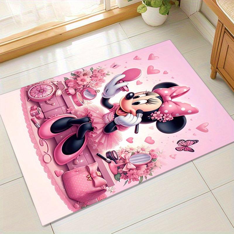 

1pc. Pink Minnie Mouse Decorative Rug for Home Office Chair Cover Outdoor Giftz041027 60cm by 90cm