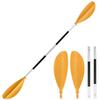 4 Piece Quick Release Asymmetrical Kayak Paddle for Fishing Kayaking Boating