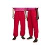 Nike X Jacquemus Co-Branded SS24 Solid Color Hollow-Out Thick Fleece-Lined Drawstring Knit Joggers Unisex Bottoms University-Red FJ3269-657