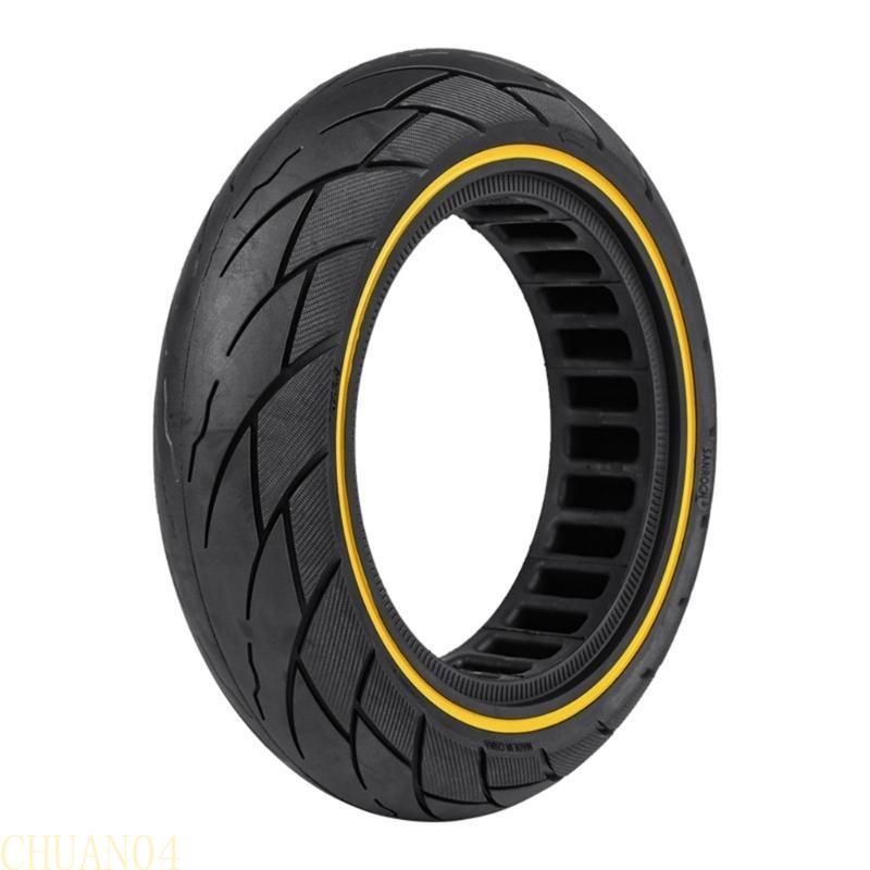 

A1A2 10inch Electric Scooter Tyres Replacement Rubber Tubeless Tire Thicken ExplosionProof Hollow Tire Electric Scooter Part жовтий