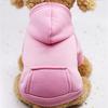 Polyester Kapuzenpullover mit Tasche Hundekleidung Haustierkleidung